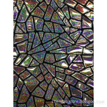 Shiny Laser Lint Embroider Fabric